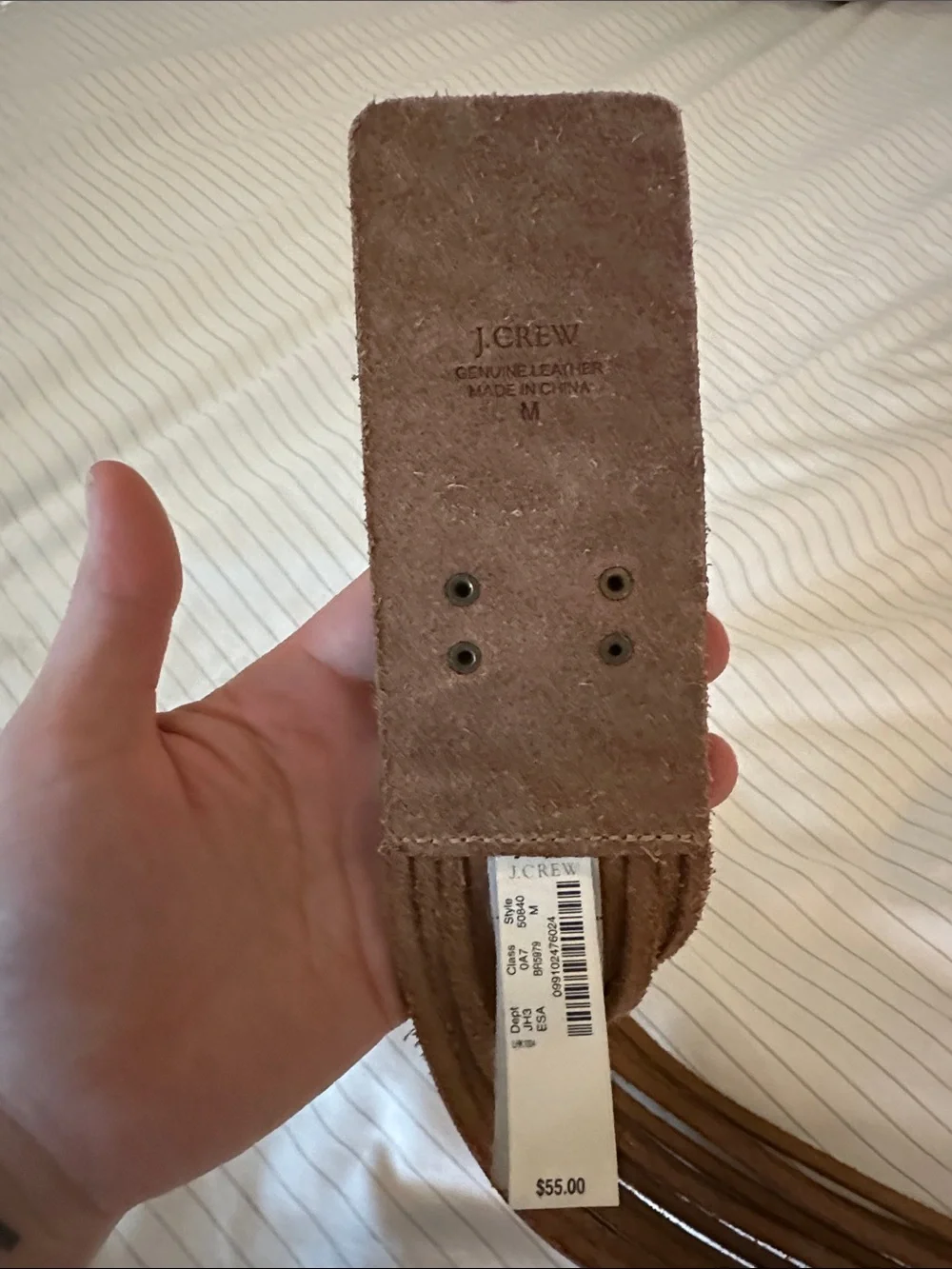 J. Crew wide brown